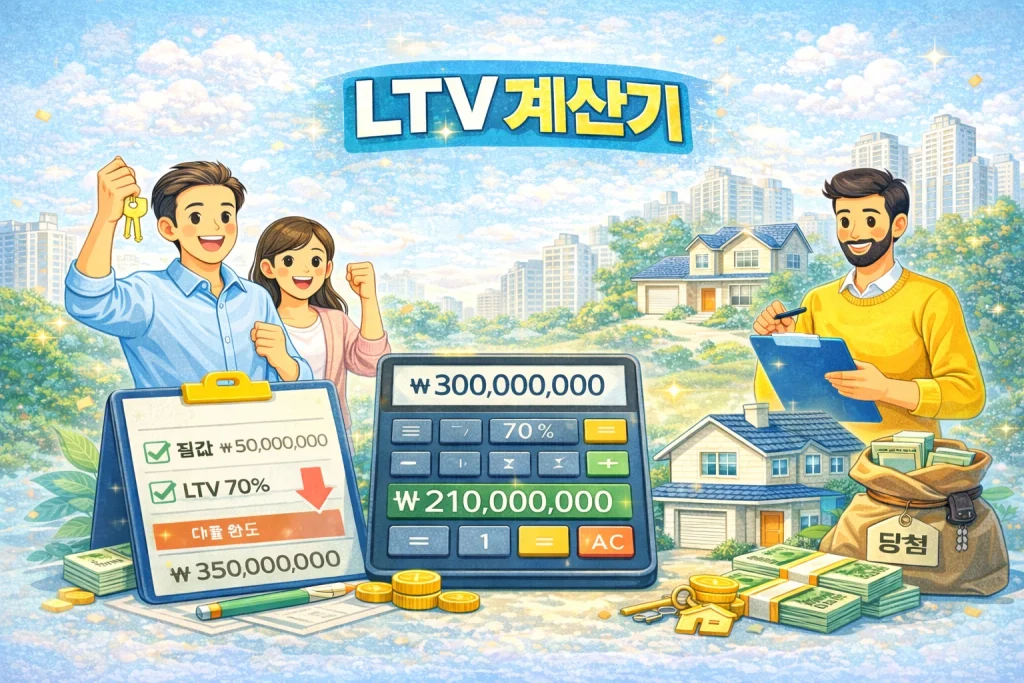 LTV 계산기 – 주택 대출 가능 비율 바로 확인하기 2 LTV 계산기