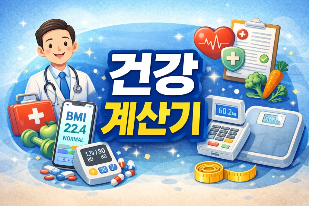 생활에 필요한 모든 계산기 1 건강 계산기