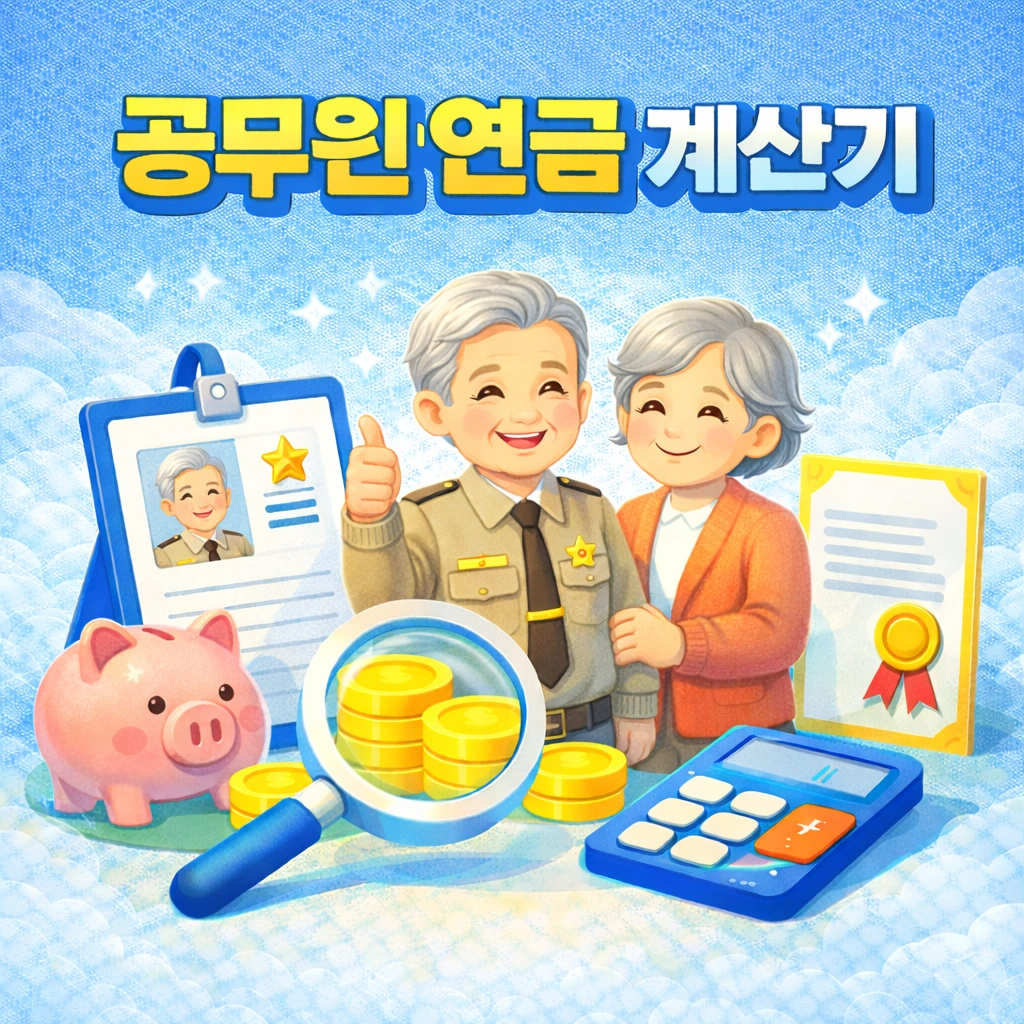 공무원 연금 계산기 – 예상 수령액 바로 계산 2 공무원 연금 계산기
