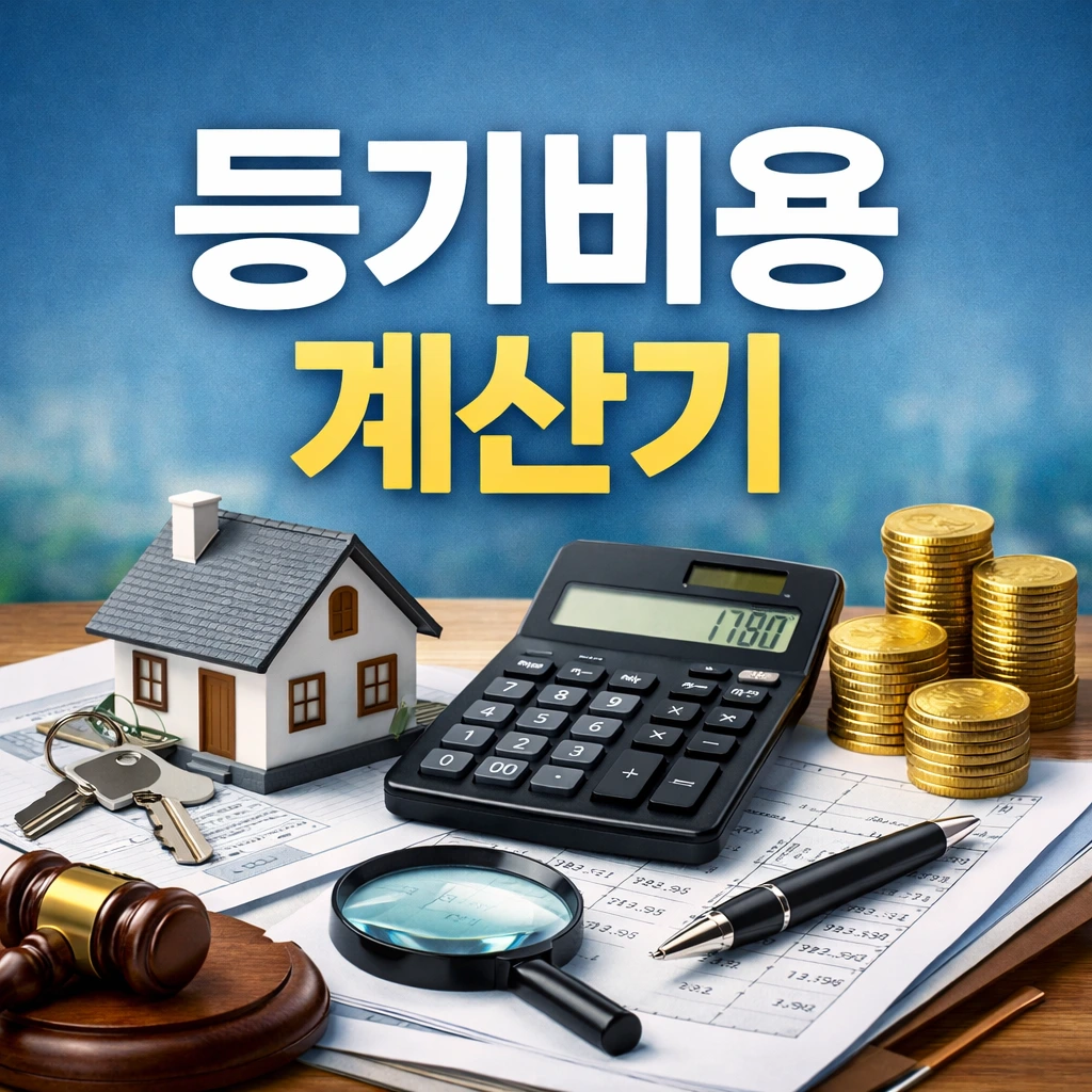 26년 등기비용 계산기 | 취득·등기 비용을 무료로 간편하게 계산 1 등기비용 계산기