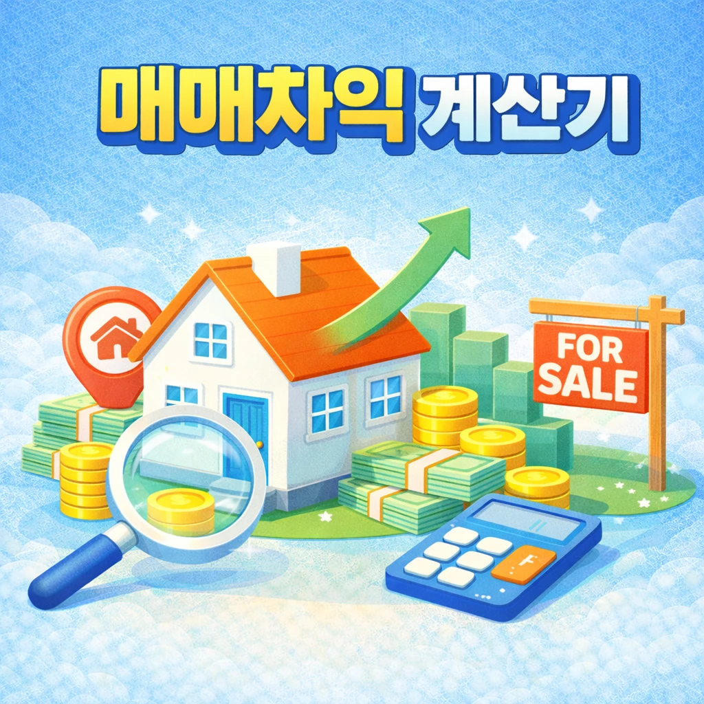 매매차익 계산기 – 매수가·매도가만으로 이익/손실을 무료로 간편 계산 2 매매차익 계산기