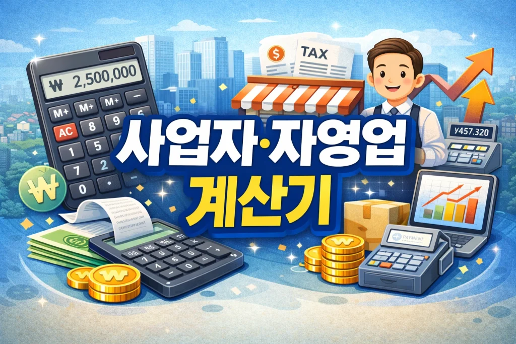 생활에 필요한 모든 계산기 2 사업자·자영업 계산기