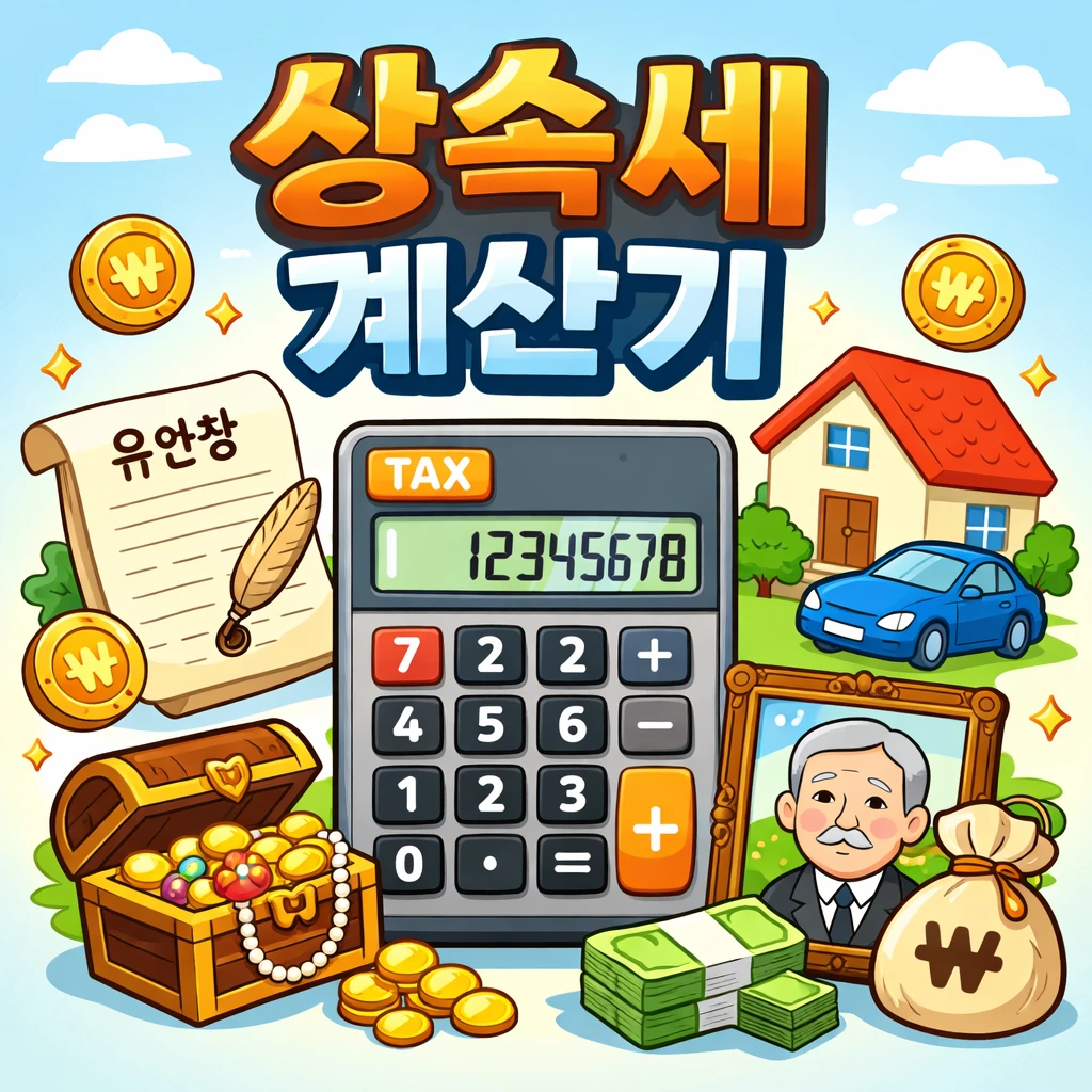 상속세 계산기 – 상속재산 기준 예상 세액 바로 계산 2 상속세 계산기
