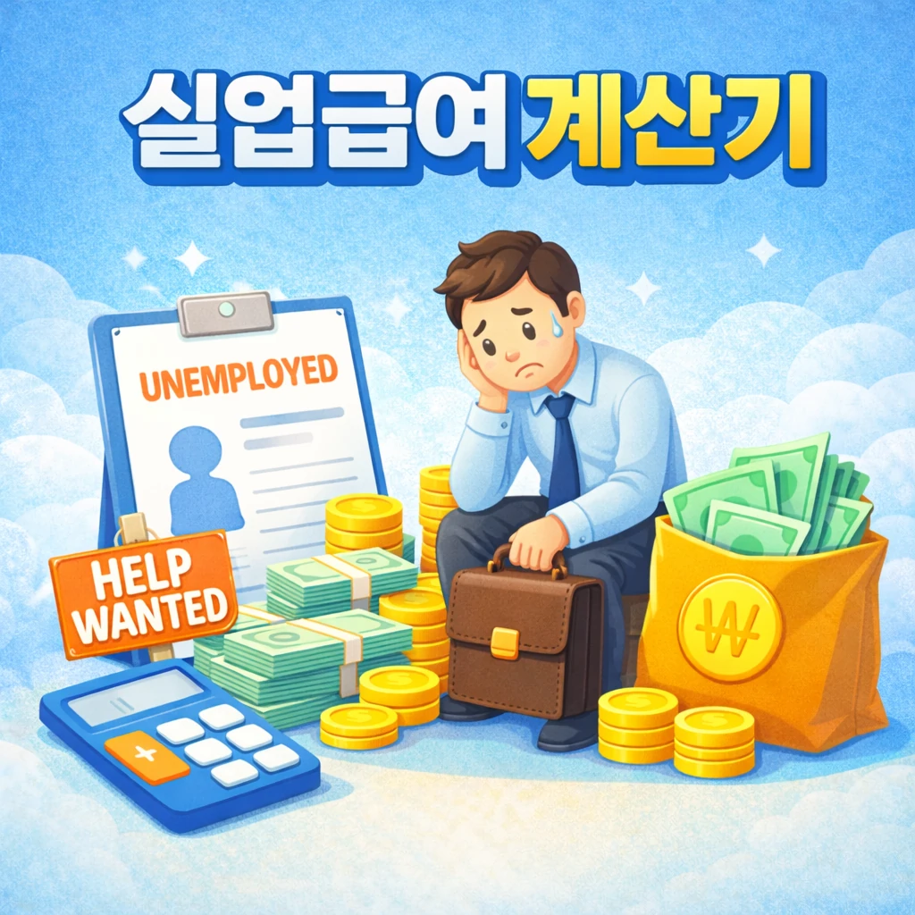 실업급여 계산기 – 예상 수급액 바로 계산하기 2 실업급여 계산기