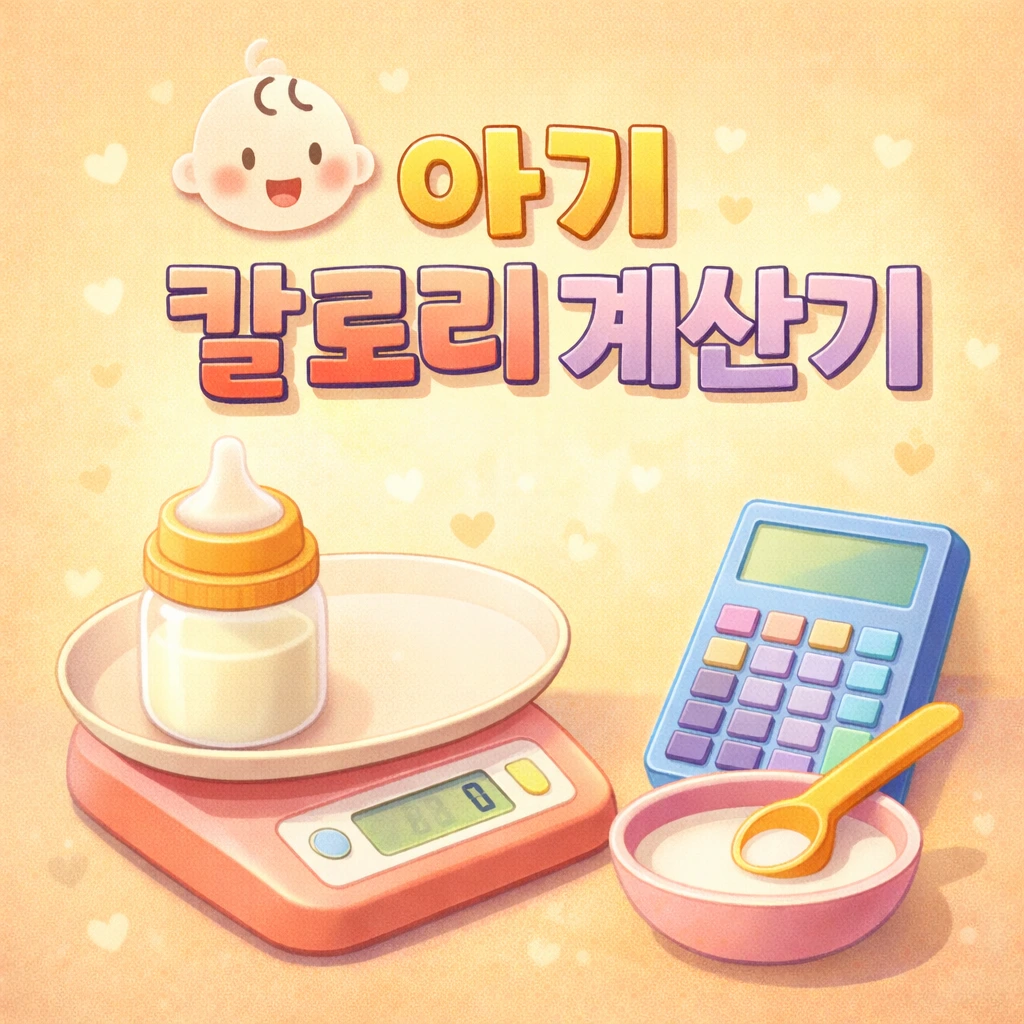 아기 칼로리 계산기 – 하루 권장 섭취량 간편 확인 2 아기 칼로리 계산기