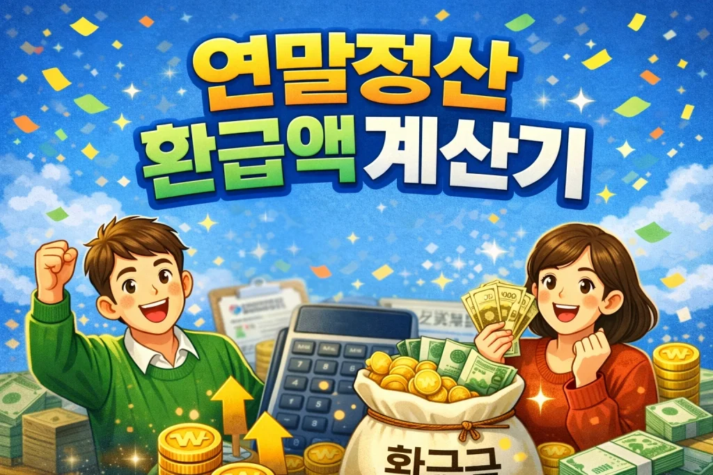 연말정산 환급액 계산기 – 내가 돌려받을 세금은 얼마? 2 연말정산 환급액 계산기