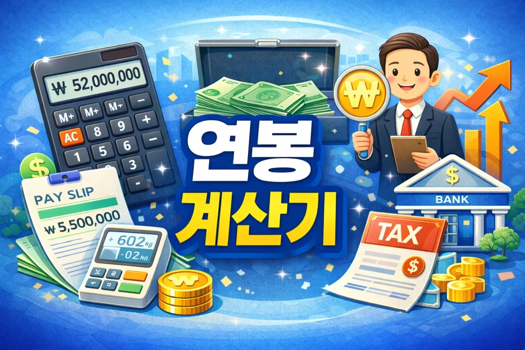 26년 연봉 계산기: 월급·주급·시급까지 무료로 간편 환산 1 연봉 계산기