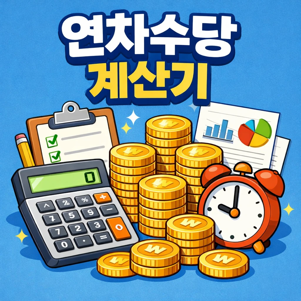 연차수당 계산기 – 미사용 연차수당 바로 계산하기 2 연차수당 계산기