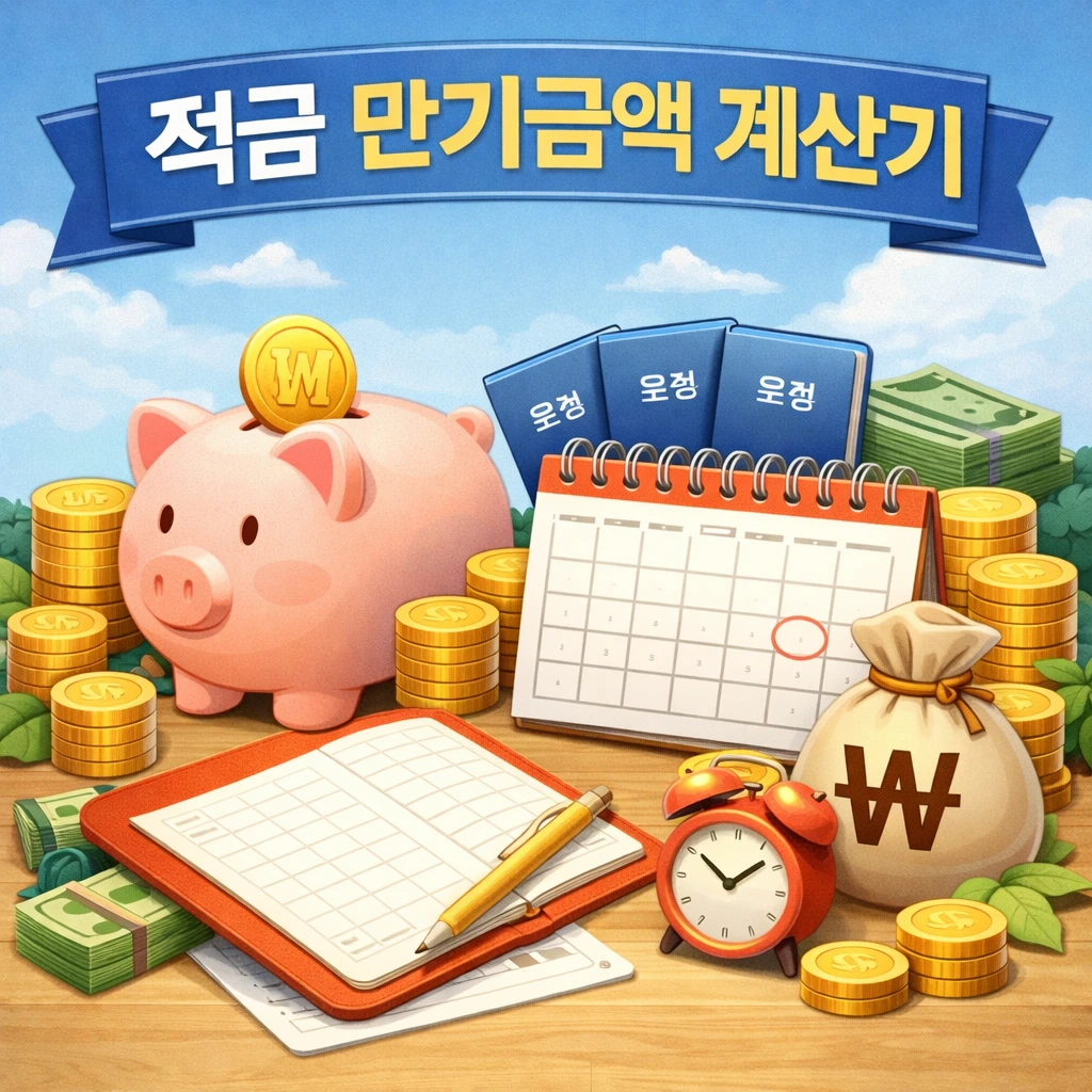 적금 만기금액 계산기 2 적금 만기금액 계산기