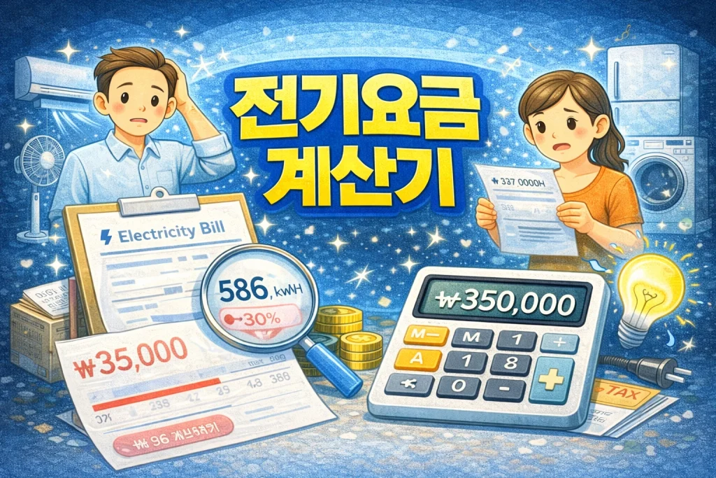 전기요금 계산기 – 월 사용량으로 간편하게 예상 요금 확인 2 전기요금 계산기