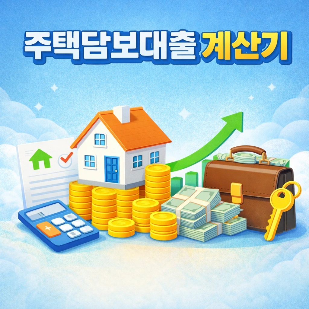 주택담보대출 계산기 (원리금균등·원금균등·만기일시) 2 주택담보대출 계산기