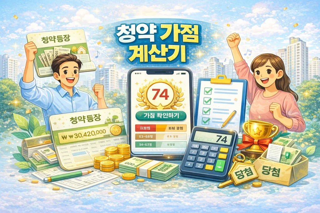 청약 가점 계산기 – 내 점수로 당첨 가능성 확인하기 2 청약 가점 계산기
