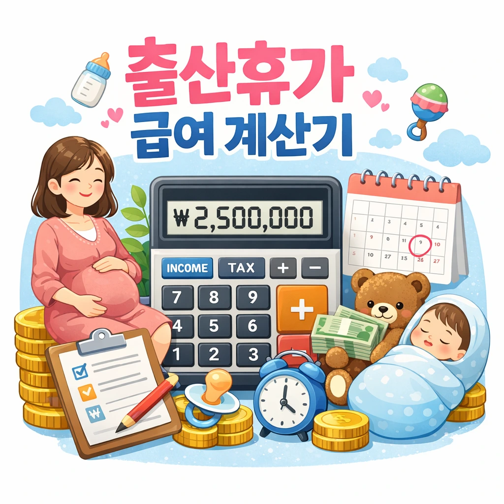 출산휴가 급여 계산기 – 출산전후휴가급여(상한)·총액을 한 번에 2 출산휴가 급여 계산기