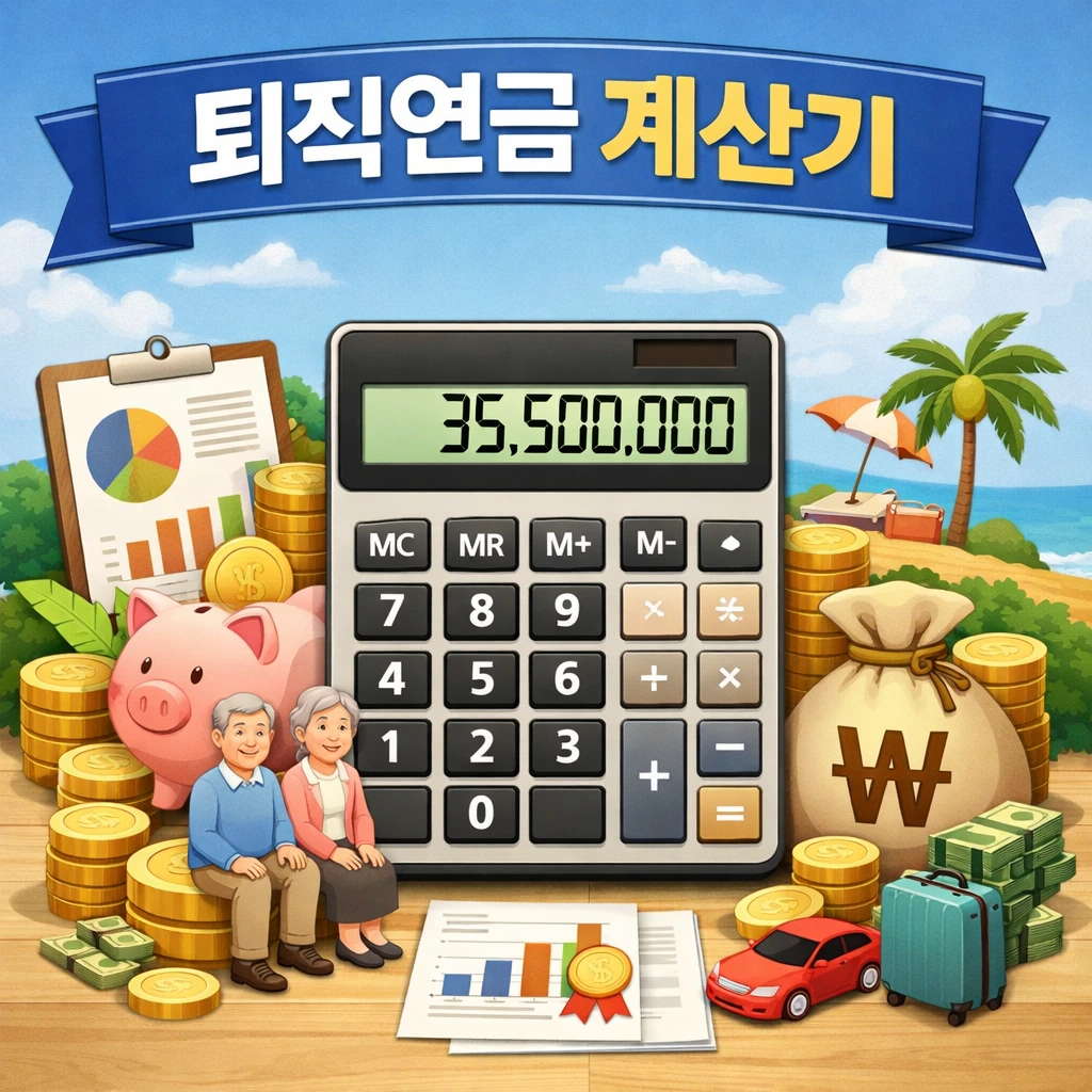 퇴직연금 계산기 – 예상 퇴직연금 미리 계산하기 2 퇴직연금 계산기