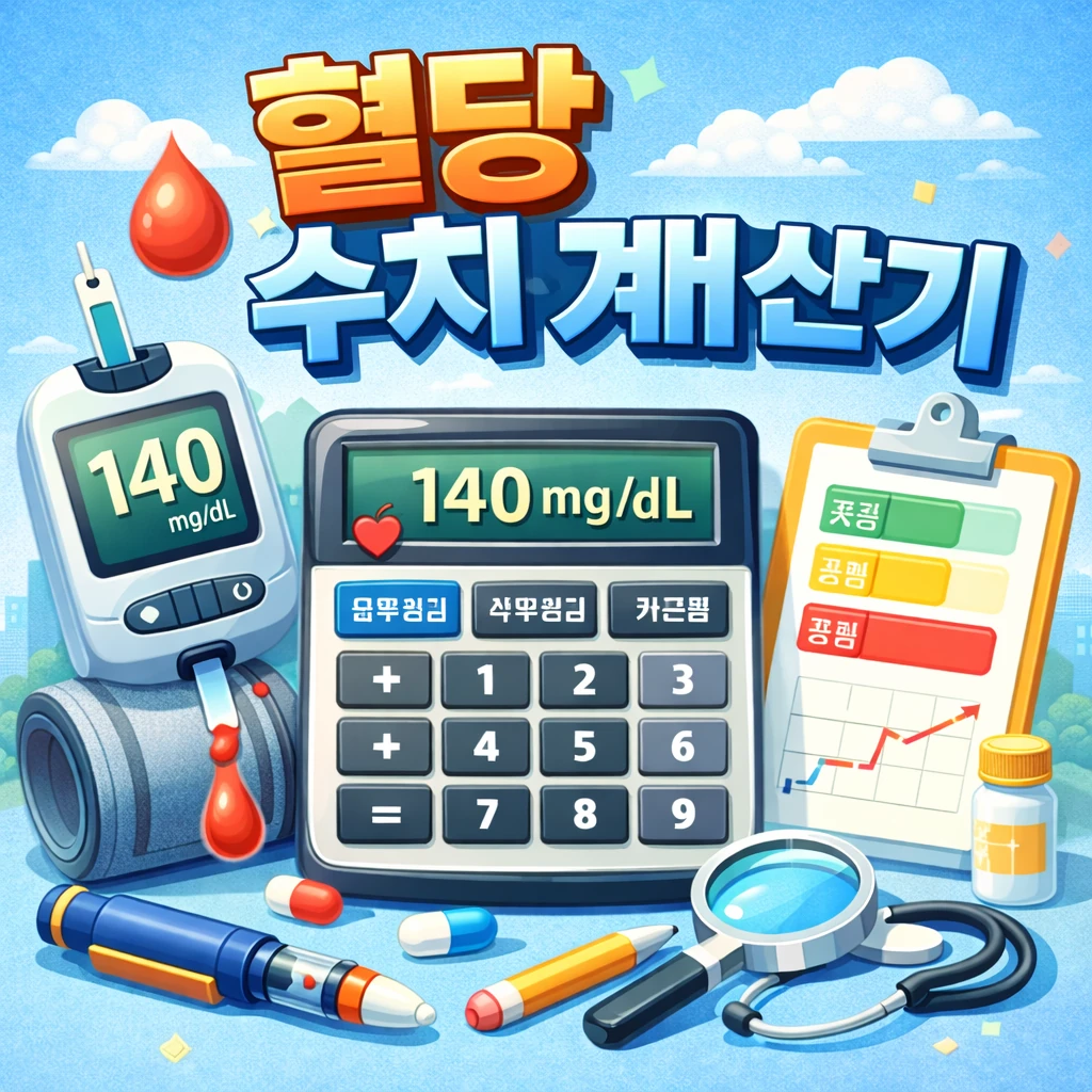 혈당 수치 계산기 2 혈당 수치 계산기