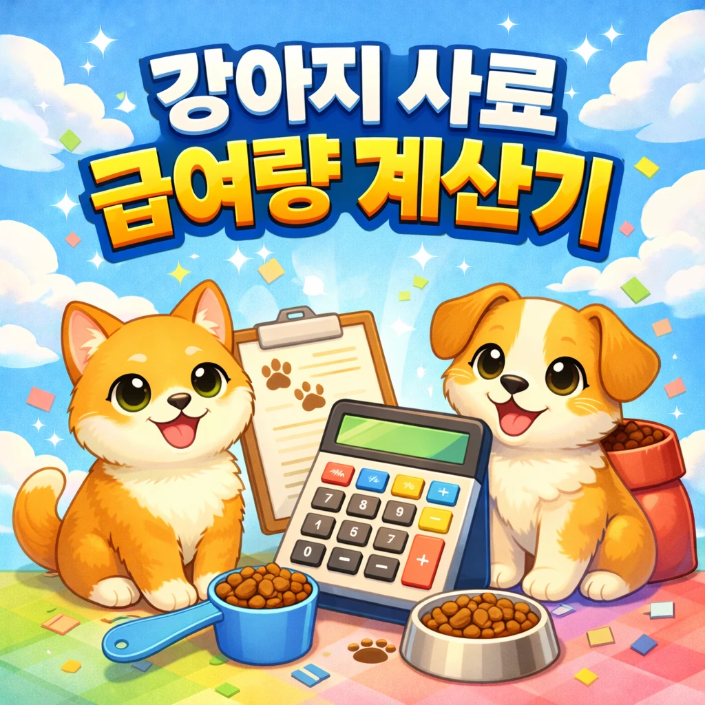 강아지 사료 급여량 계산기 – 하루 몇 g 먹여야 할까? 2 강아지 사료 급여량 계산기