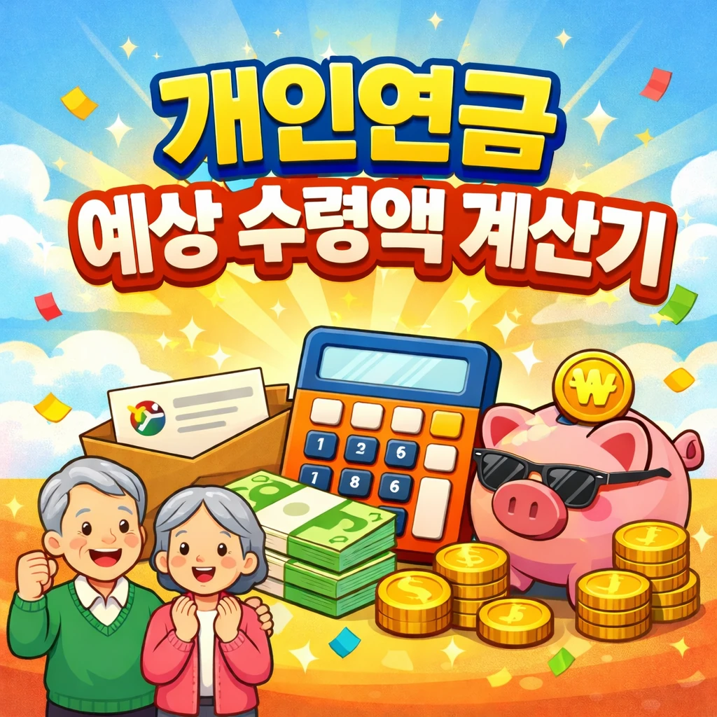 개인연금 예상 수령액 계산기 2 개인연금 예상 수령액 계산기