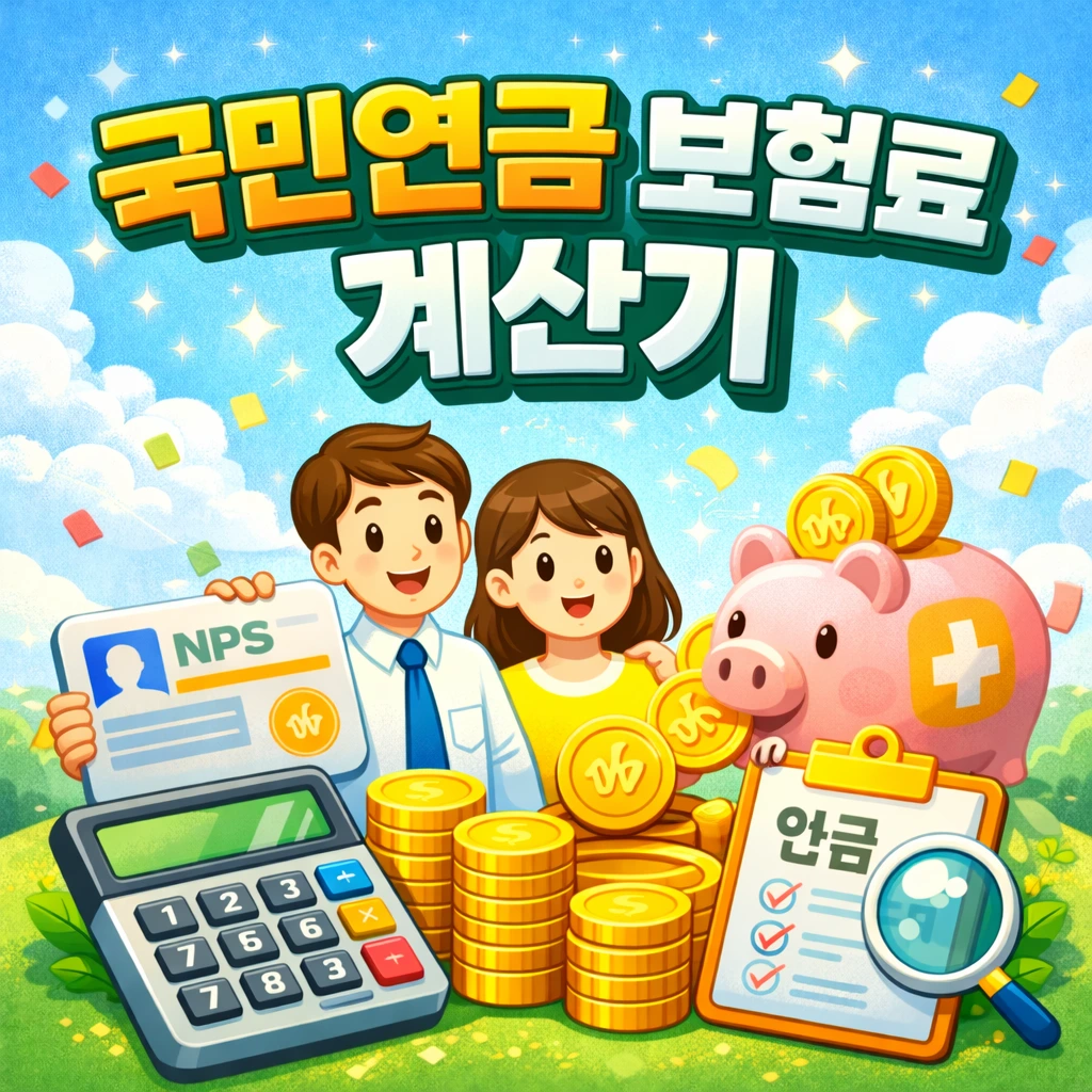 국민연금 보험료 계산기 – 본인 부담액을 무료로 간편 계산 2 국민연금 보험료 계산기