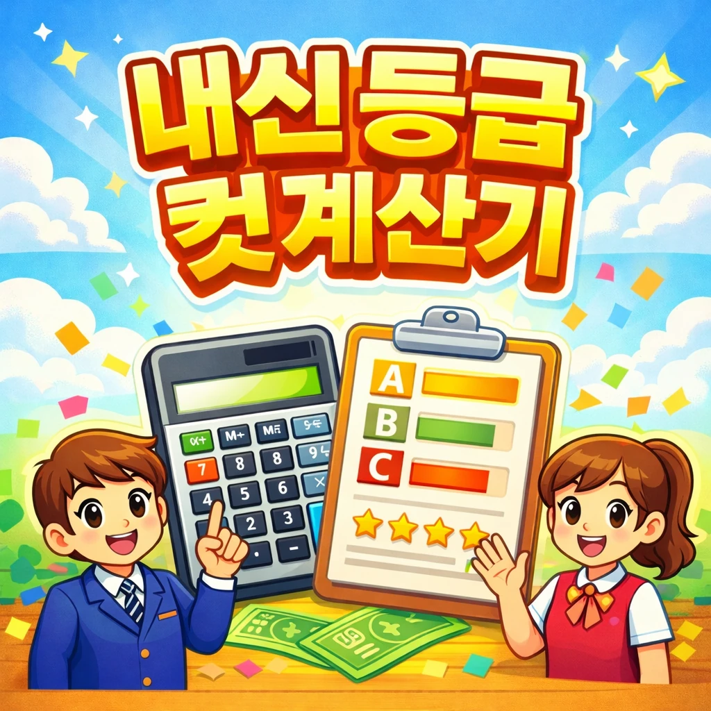 내신 등급 컷 계산기 – 전교생 수와 과목 석차로 평균 등급까지 간편 계산 2 내신 등급 컷 계산기