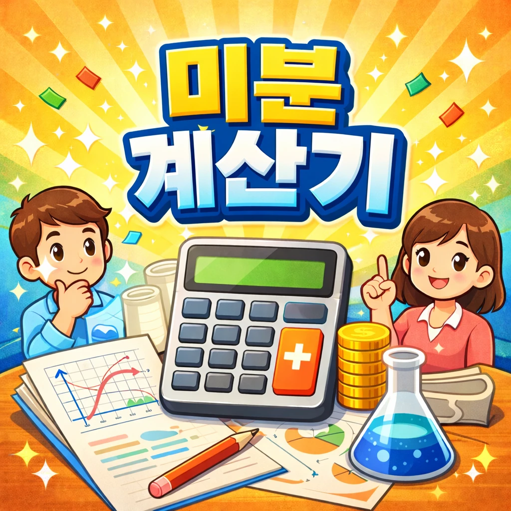 미분 계산기 (도함수 자동 계산) 2 미분 계산기