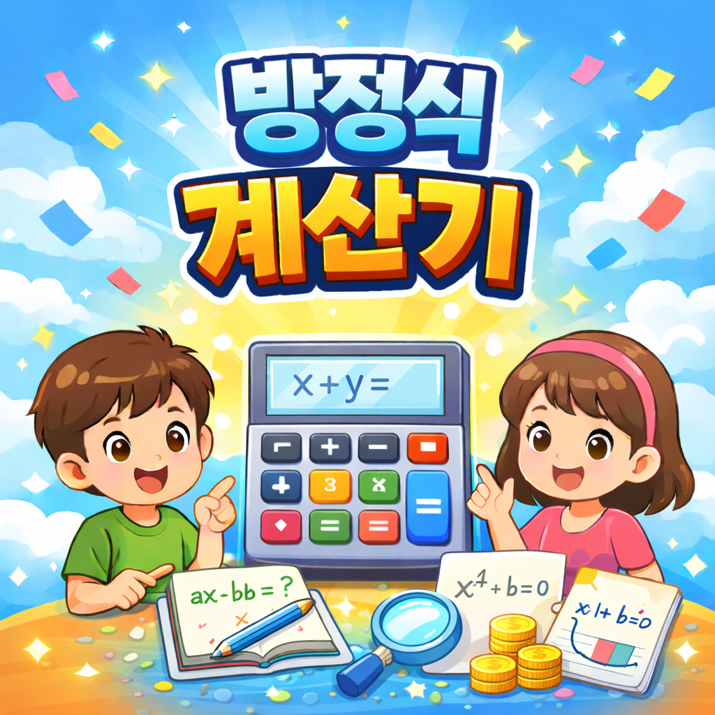 방정식 계산기 – 1차·2차·연립방정식 해 무료·간편 계산 2 방정식 계산기