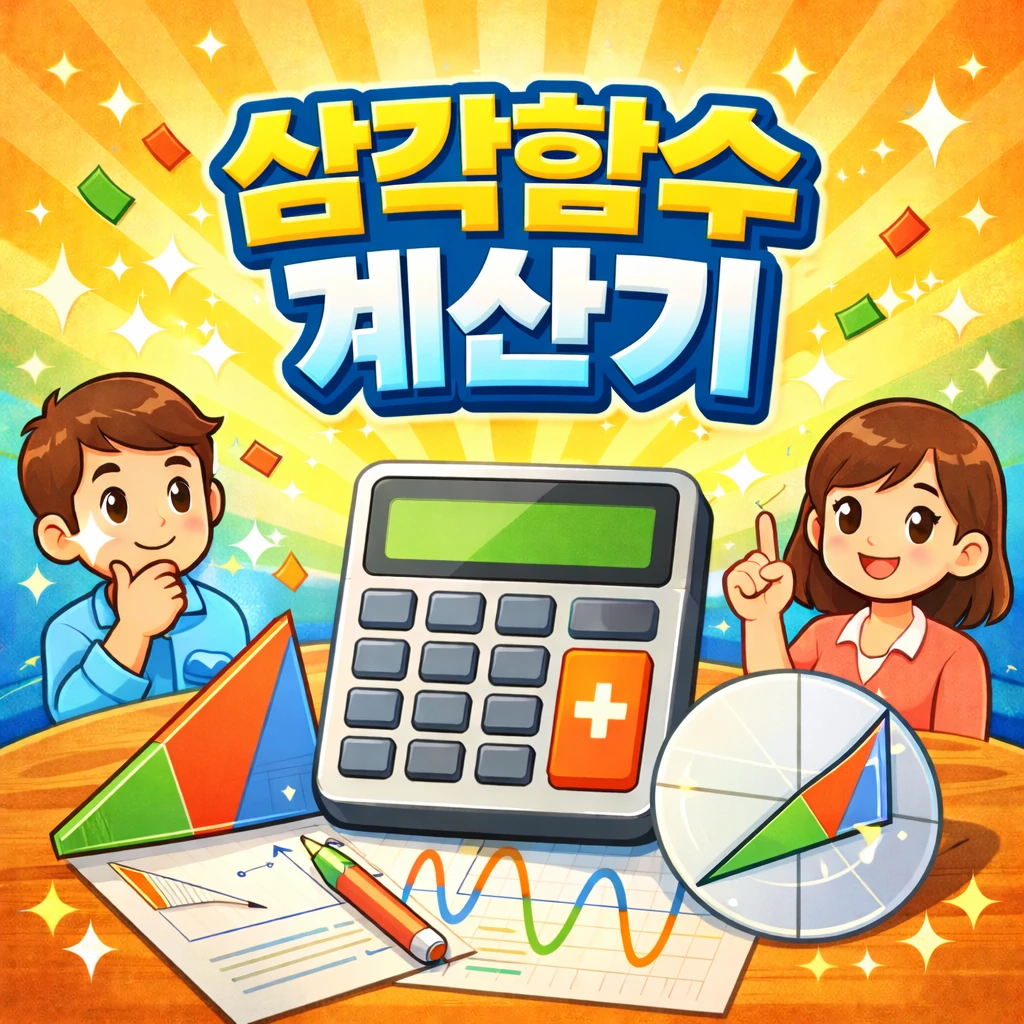 삼각함수 계산기 (sin·cos·tan / 역삼각함수) 2 삼각함수 계산기