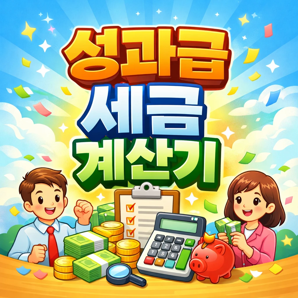 성과급 세금 계산기 (상여금 실수령액 확인) 2 성과급 세금 계산기