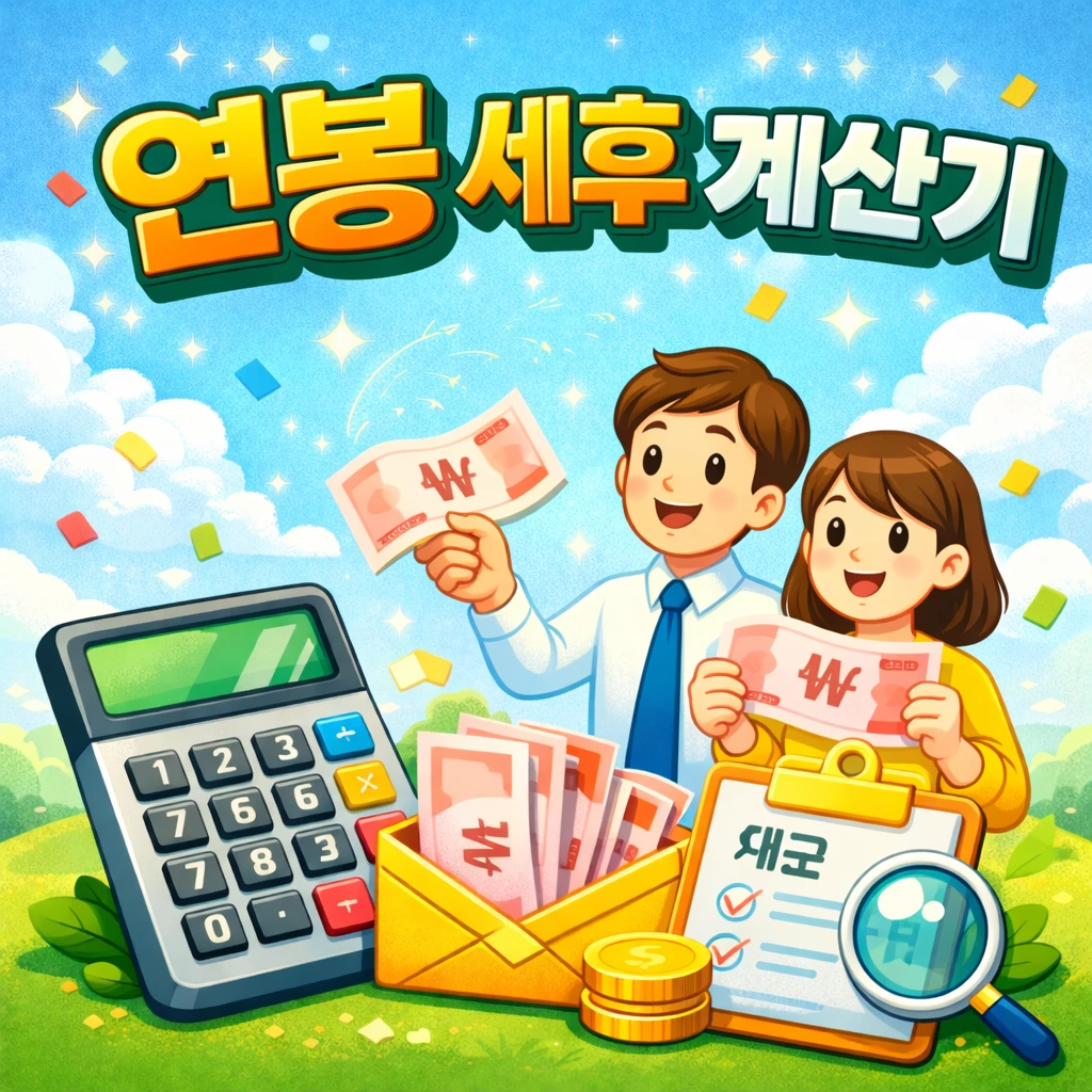 연봉 세후 계산기 – 실수령 연봉·월급을 바로 확인 2 연봉 세후 계산기