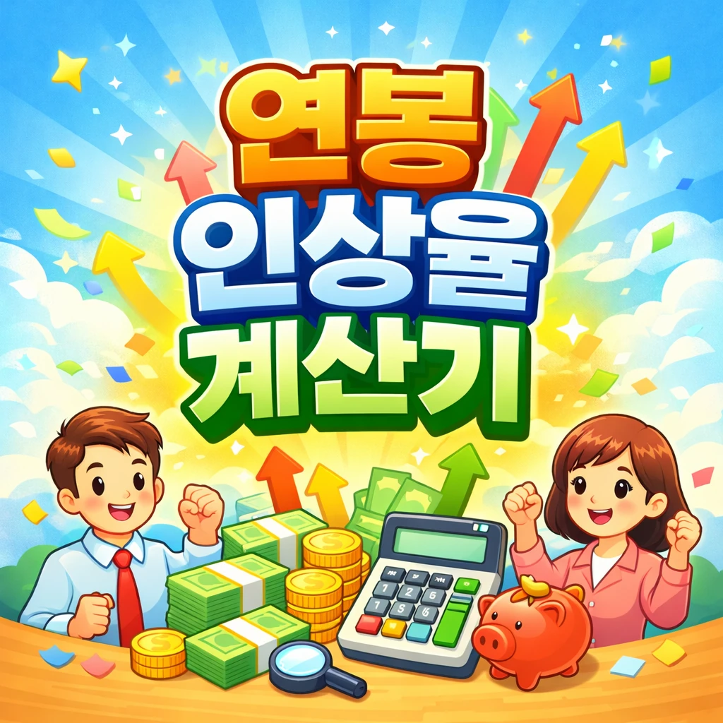 연봉 인상율 계산기: 인상률·인상액·월 환산까지 한 번에 2 연봉 인상율 계산기