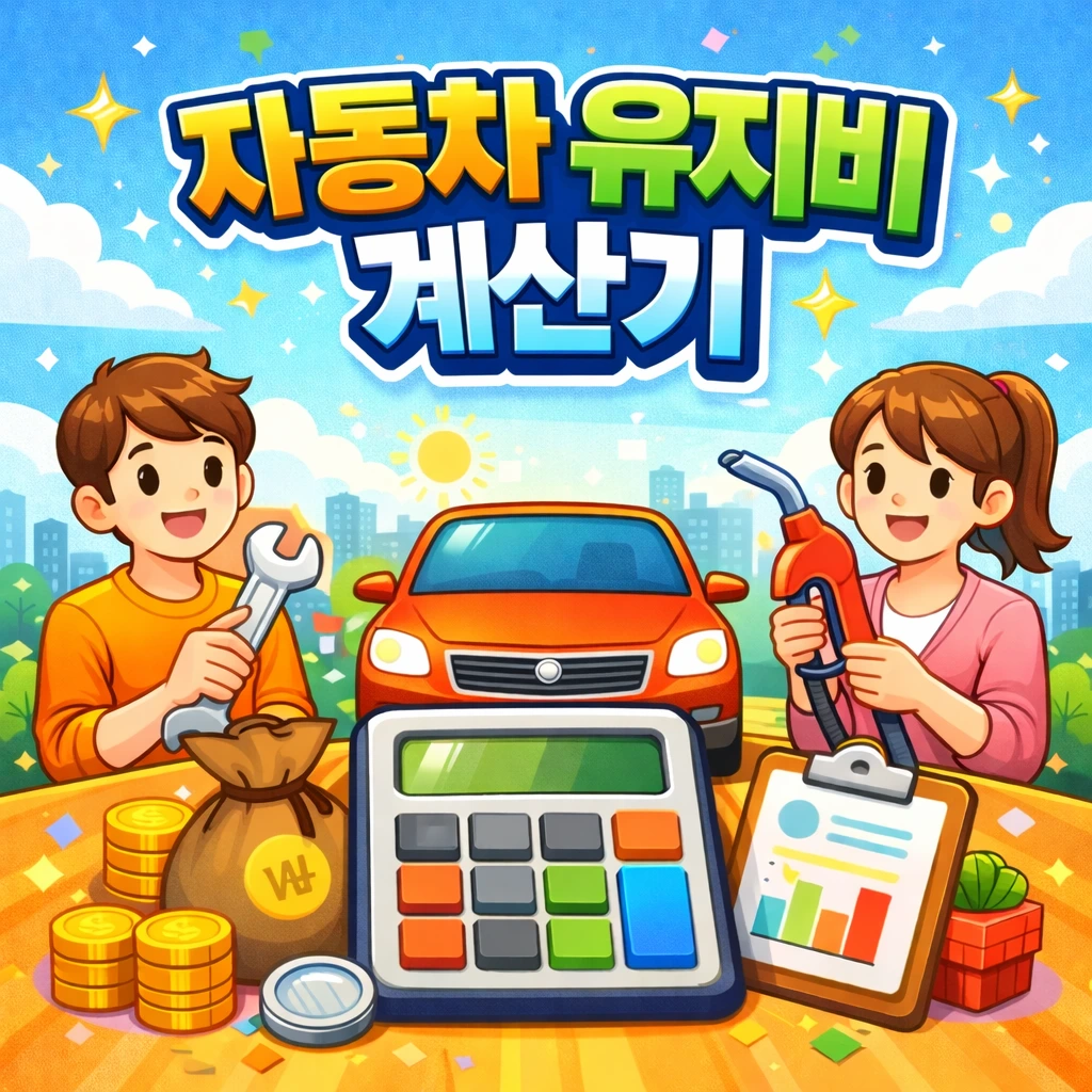 자동차 유지비 계산기 | 월/연 비용 무료·간편 계산 2 자동차 유지비 계산기