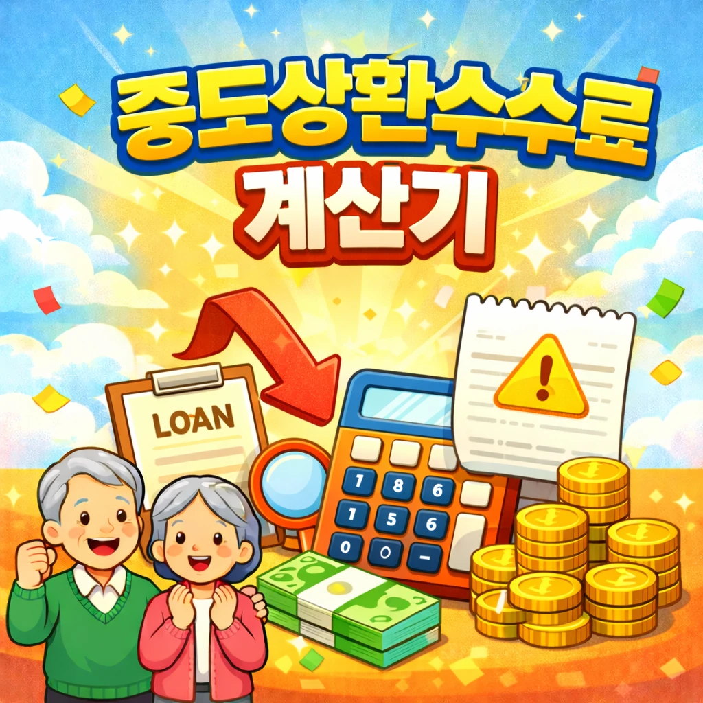 중도상환수수료 계산기 – 대출 상환 전 비용 미리 계산 2 중도상환수수료 계산기