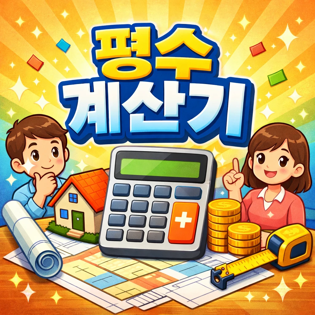 평수 계산기 (㎡↔평 변환) 2 평수 계산기